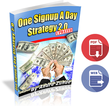 Image result for 1 signupaday strategy 2.0 images